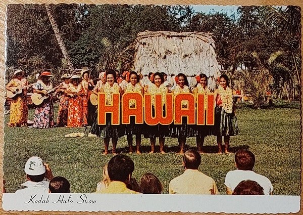 The Kodak Hula Show Hawaiian Postcard